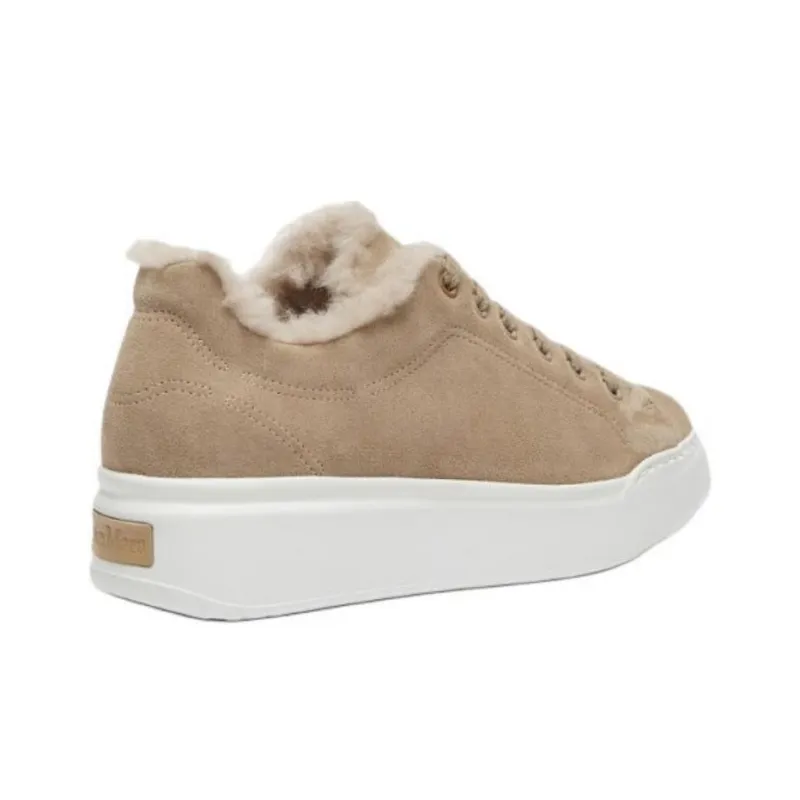 MaxMara Low Top Skateboard Shoes Women's Light Umber-3