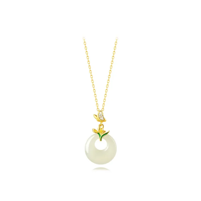 Muyan Chalcedony Necklaces Women's-0