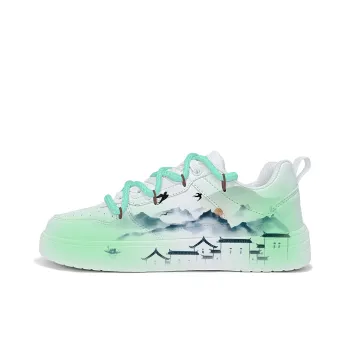 Cold Cicadas Yesterday Slip Resistant Cushioning Wear Resistant Lightweight Breathable Low Top Skateboard Shoes Unisex