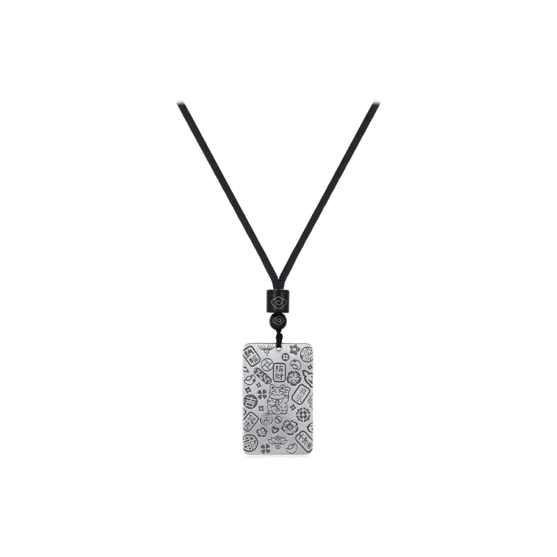 Teddy Bear Collection S999 Fine Silver Necklaces Unisex-0
