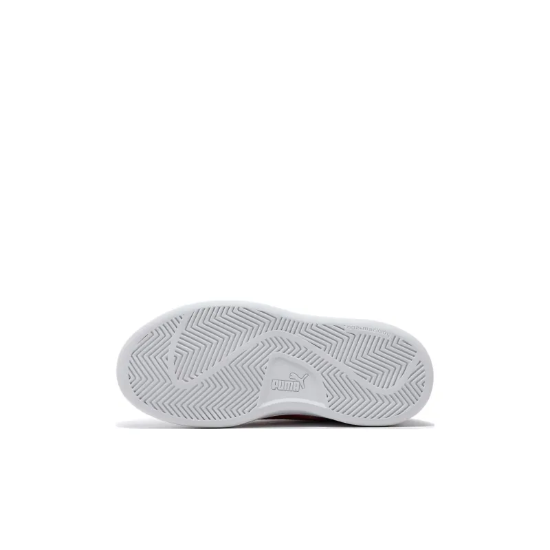 PUMA Smash 3.0 Anti Slip Wear Resistant Low Top Kids' Skateboarding Shoes White Blue Kids'-3