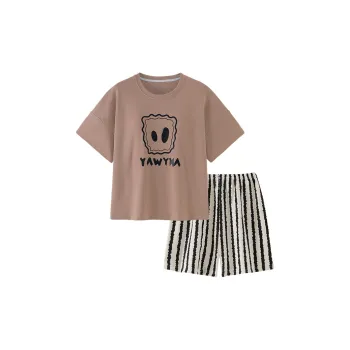 O'MESIK Pajama Set Women's Brown