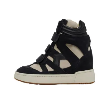 ISABEL MARANT IM3 High-Top Skateboard Shoes Women's Black White
