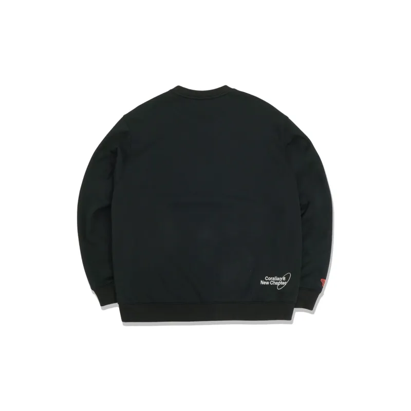 CORALIAN RUNOFF Sweatshirt Unisex Black-1