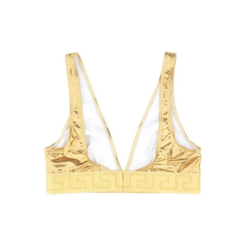 VERSACE Greca Border Bikini Top-1