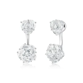 Abyb Charming S925 Silver Stud Earrings Women's