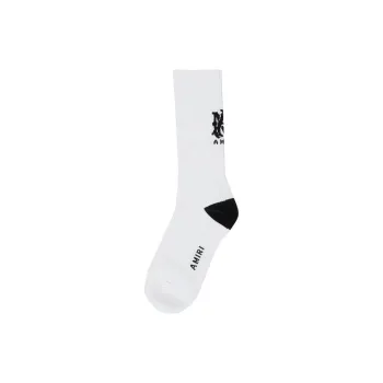 AMIRI Ma Stripe Socks 'White/Black'