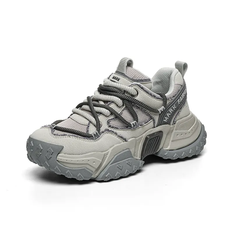 FAIRWHALE Anti Slip And Wear Resistant Height Increasing Low Top Chunky Sneakers Men's-11