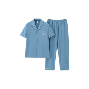XISHE Pajama Set Men's Sky Blue