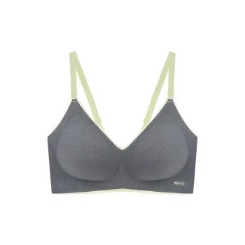 ALDOLA Soft Support Wireless Latex Bra With Chest Gathering Women's