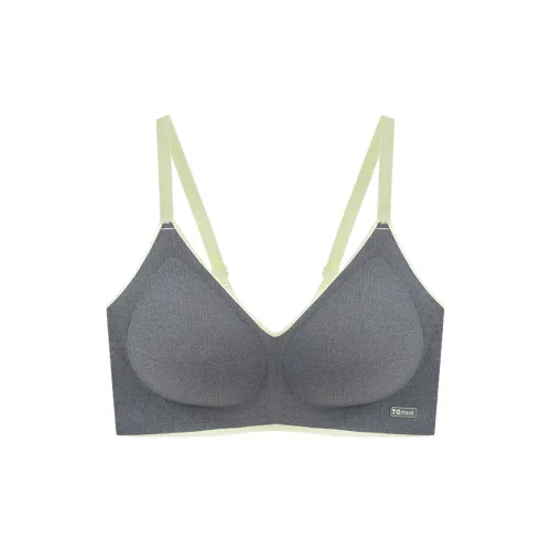 ALDOLA Soft Support Wireless Latex Bra With Chest Gathering Women's