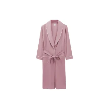Cotton Gene Bath Robes Women's Light Purple