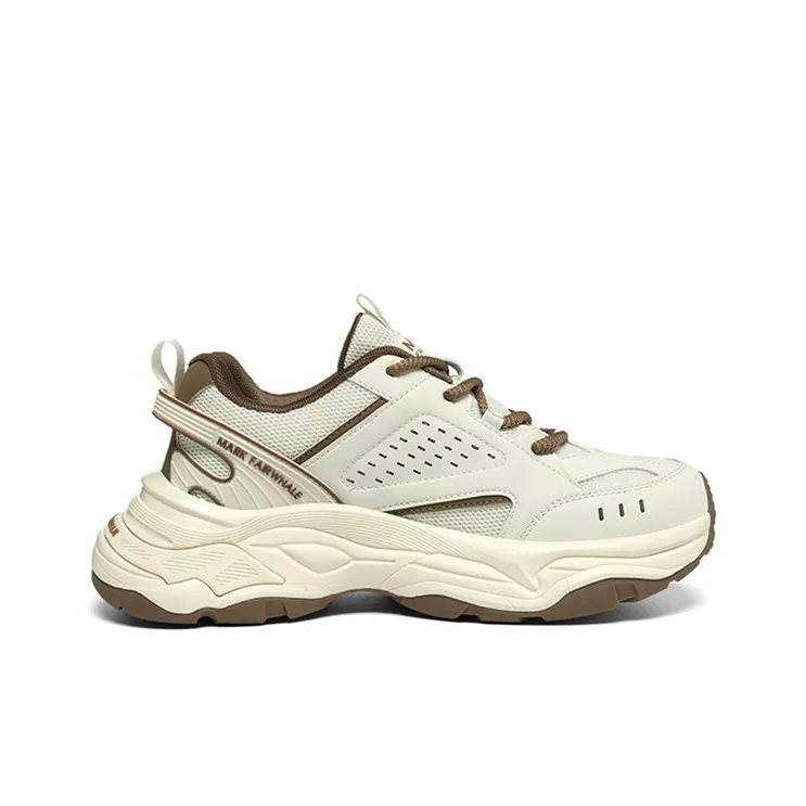FAIRWHALE Wind Style Collection Cushioning Slip Resistant Low Top Chunky Sneakers Men's-6