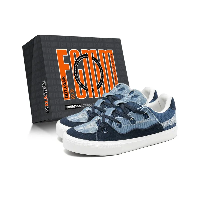 FCMM Anti Slip Wear Resistant Low Top Skateboard Shoes Unisex Box Included-6