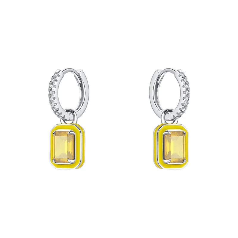 JKEM S925 Silver Earrings Women's-7