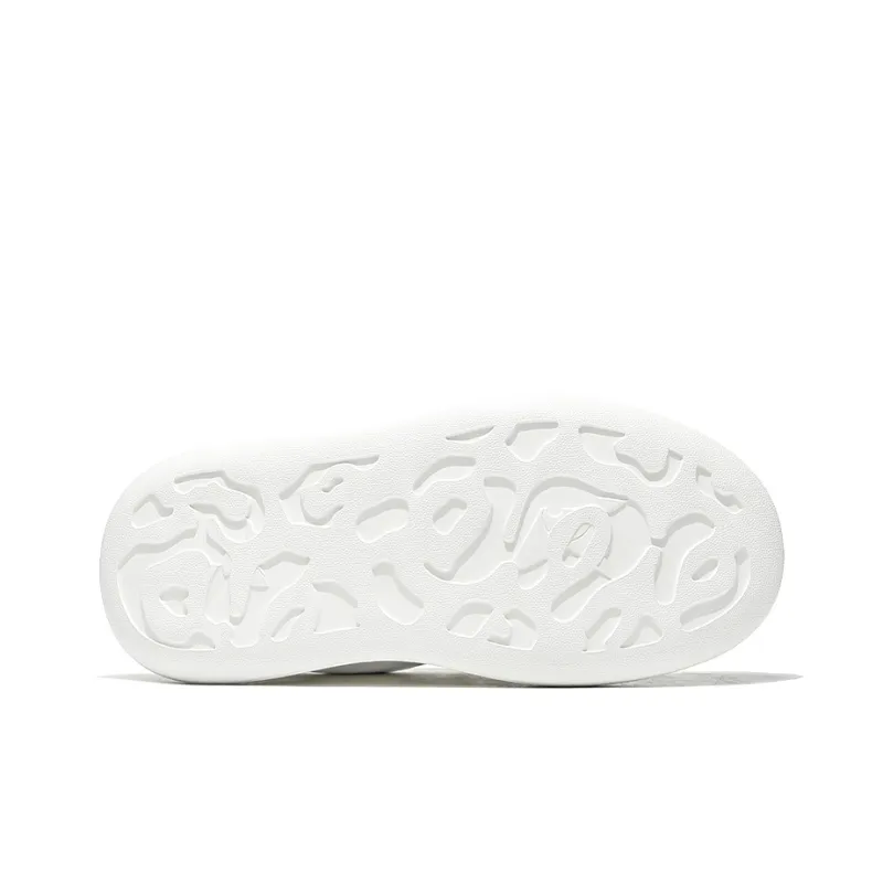 MOERBAI Original Machine Series Wear-Resistant Breathable Height Increasing Low-Top Casual Shoes Men's White-7