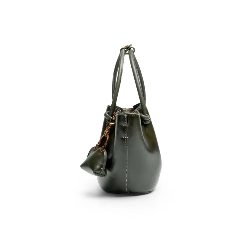 Mulinsen Polyurethane Handbag Regular Women's Dark Green-2