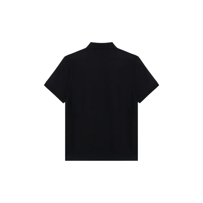 Burberry SS24 Polo Shirt Men's Black-1