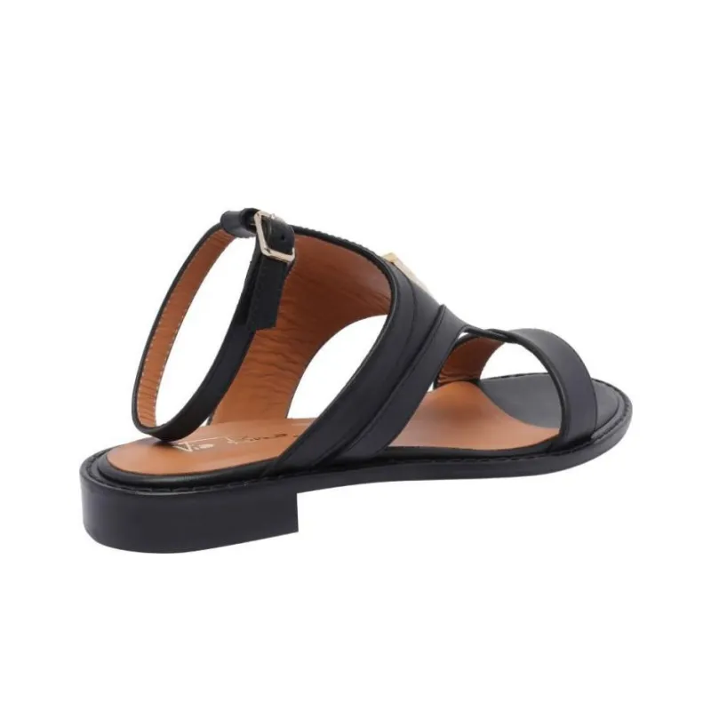 Via Roma 15 One Strap Sandals Women's Black-3