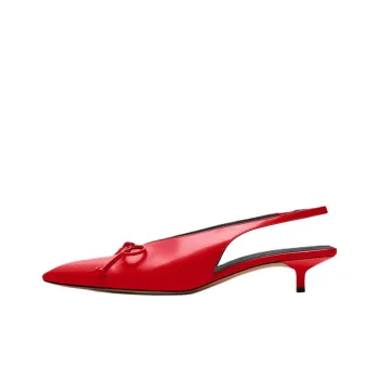 Jacquemus Cubisto Slim Heel High Heels 3.5cm Women's Red