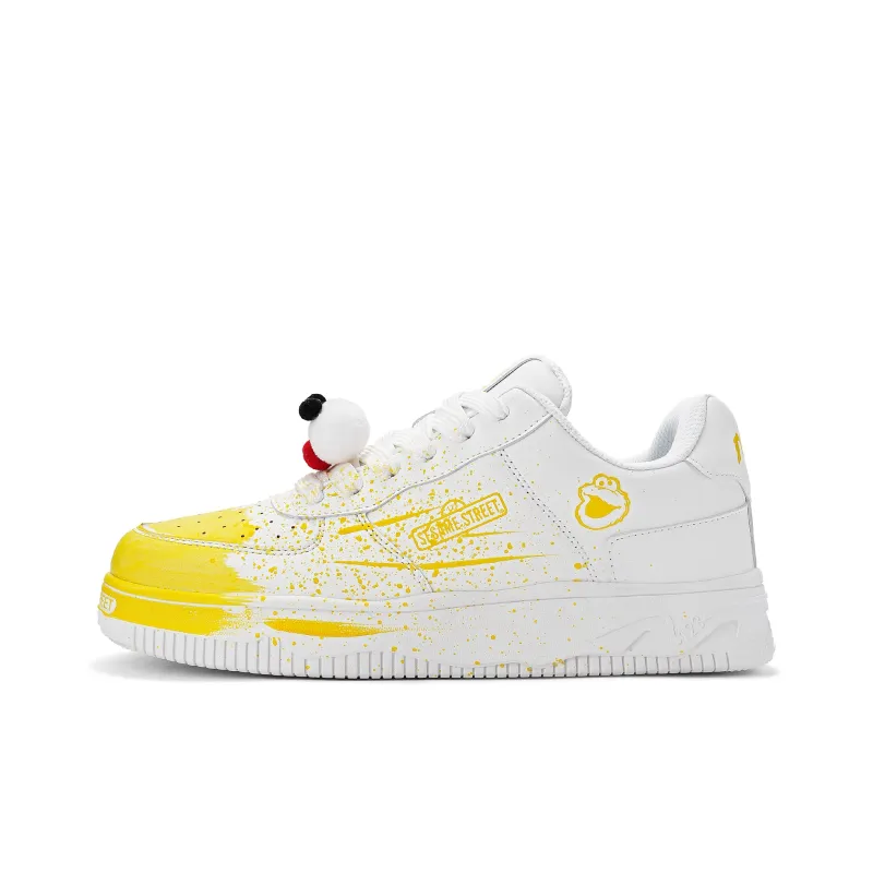 SESAME STREET Thermal Slip Resistant, Abrasion Resistant, Balance Height Increasing Low Top Skateboard Shoes Unisex-74