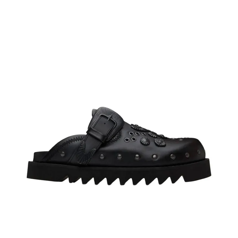 TOGA VIRILIS Studded Slippers-1