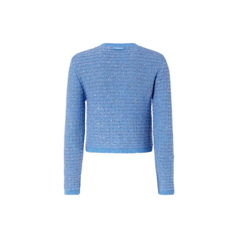 PINKO Cropped Tweed Jacket-1