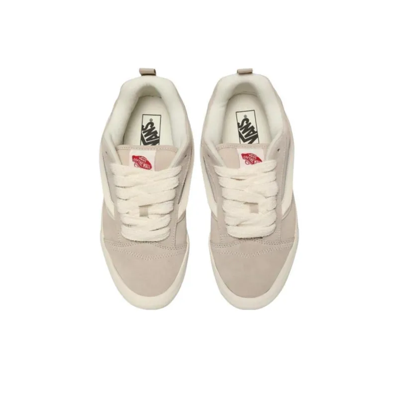 Vans Knu Skool Anti Slip Wear Resistant Low Top Skateboard Shoes Unisex Tan-2
