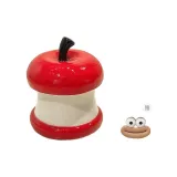 Red+Sausage Mouth Stickers[Diameter Approx. 8.6cm, Height Approx. 10.5cm]