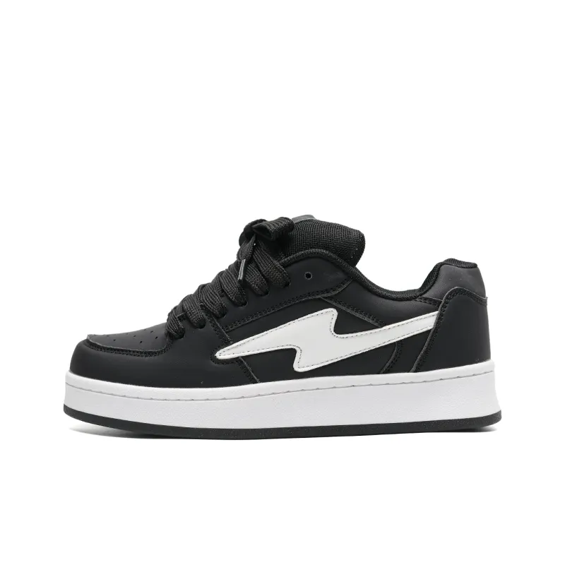 OAOQ Cushioning Height Increasing Abrasion Resistant Lightweight Mat Low Top Casual Shoes Unisex-140