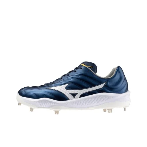 Mizuno Low-Top Upper Height Baseball Shoes Unisex White