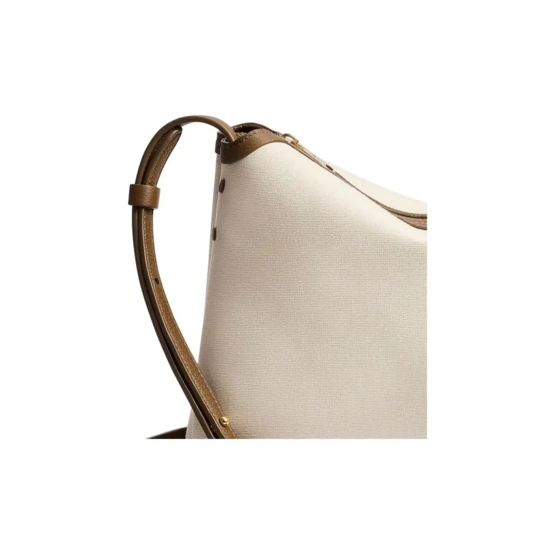 KHAITE Lina Canvas Bag, Crossbody Bag, Shoulder Bag Women's Light Beige-4