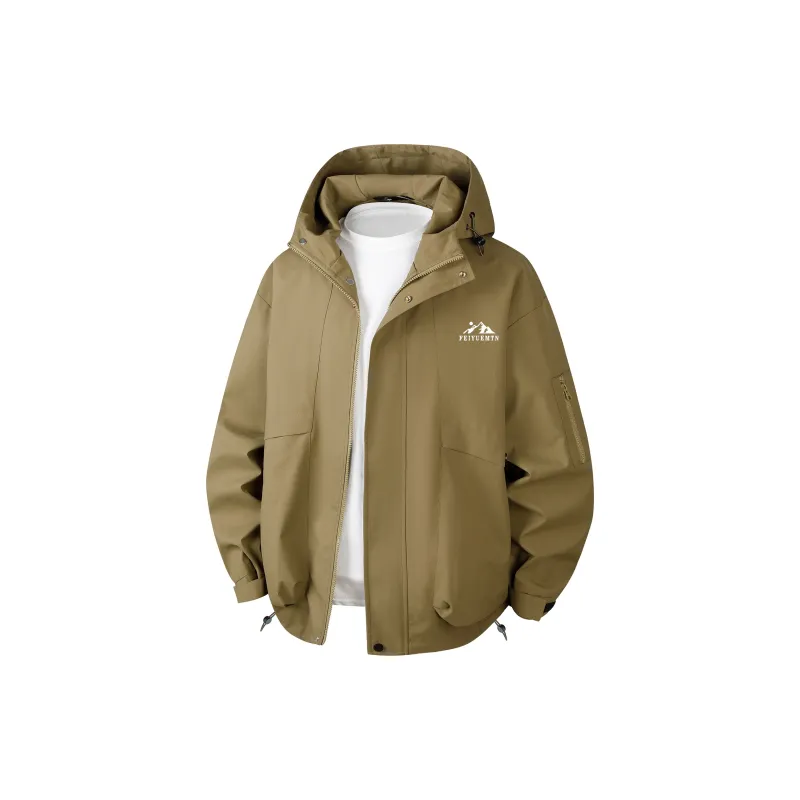 Feiyue Waterproof, Windproof, Thermal, Water Repellent Windbreaker Jacket Unisex-5