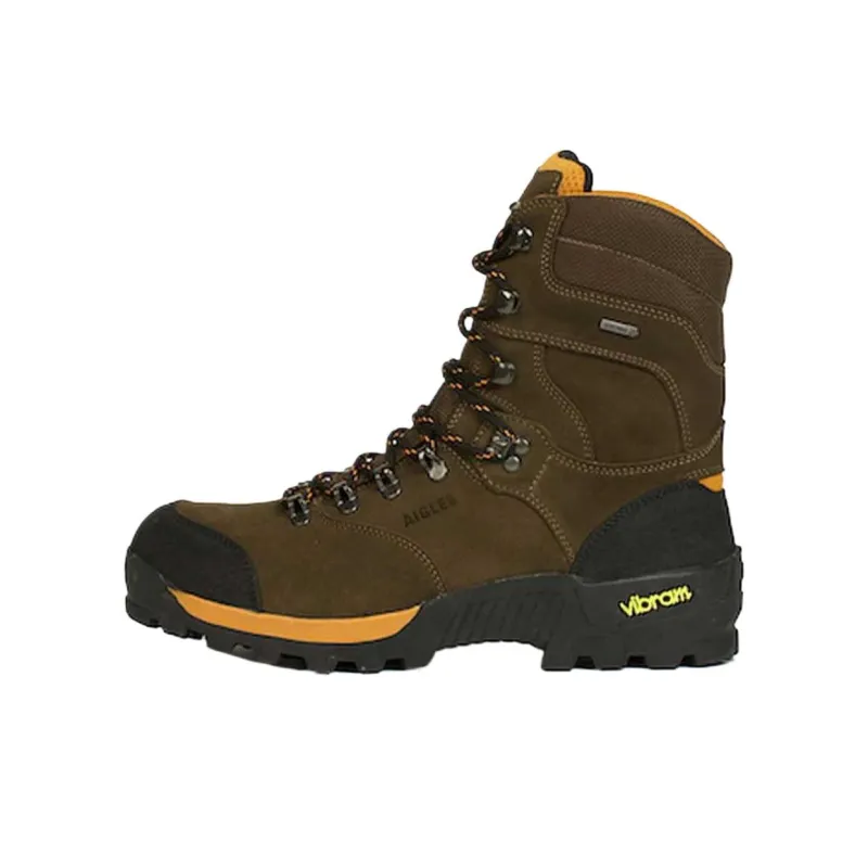 AIGLE Abrasion Resistant Short Outdoor Boots Men's Dark Umber-0