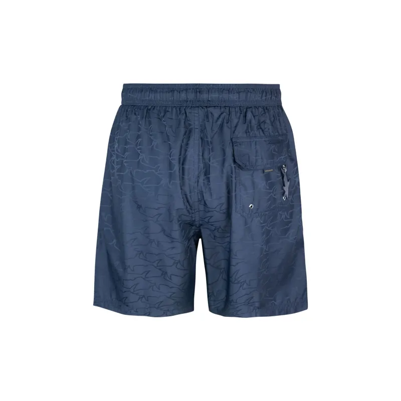 Paul & Shark Shark motif Swim Shorts-1