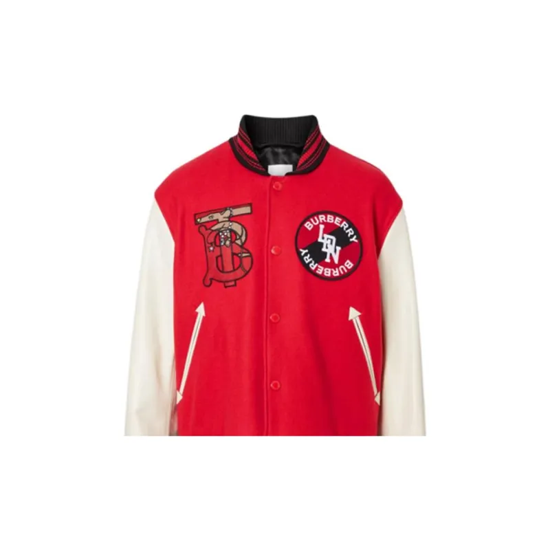 Burberry Jackets Coats Men's Bright Red-3