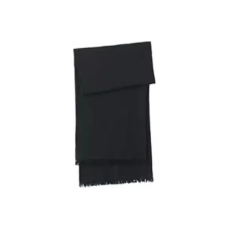 MUJI Sheep Wool Knit Scarves Women's Brown-1