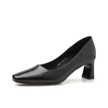 POOQ Chunky Heel High Heels 6CM Women's