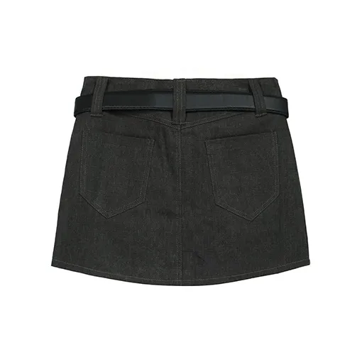 AHDO Cargo Short Skirts Women's Dark Gray-1