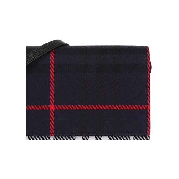 Burberry Fabric Wallets Shoulder Bag Crossbody Bag Women's Dark Blue-4