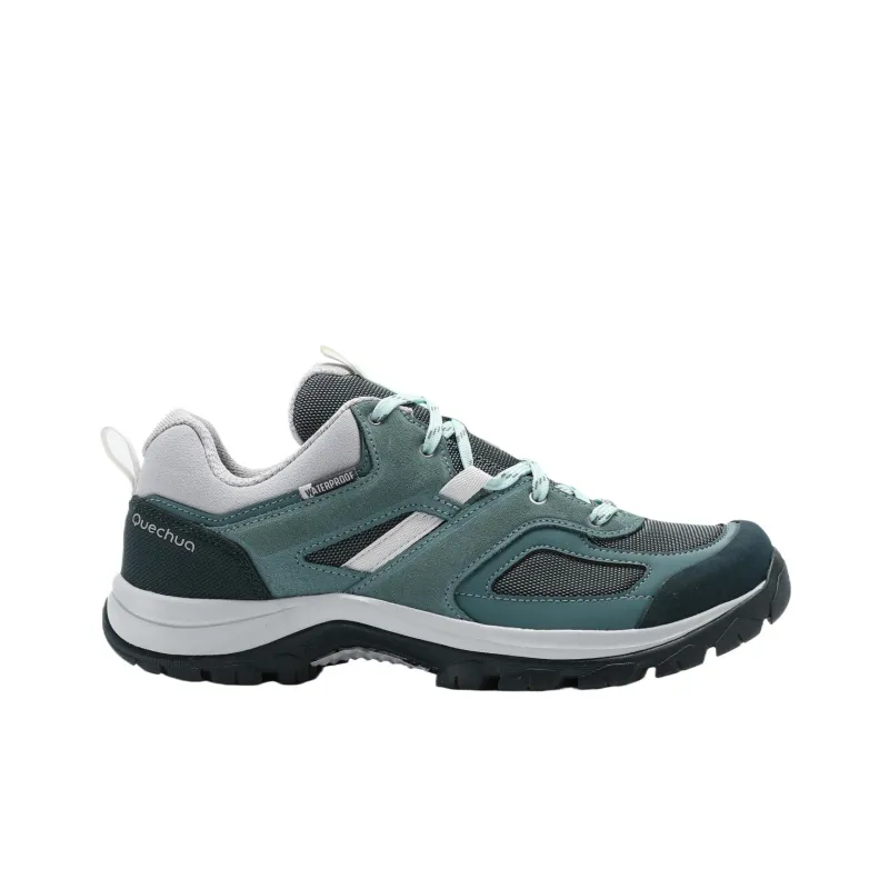 DECATHLON MH100 Anti Slip Wear Resistant Low Top Hiking Shoes Women's Turquoise-1