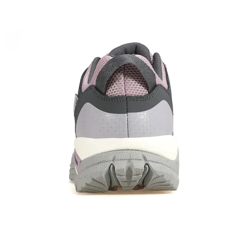 HUMTTO Cushioned Slip-Resistant Abrasion-Resistant Low-Top Trekking Shoes Women's Gray Pink Purple-2