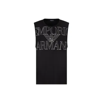 EMPORIO ARMANI Tank Tops Men's Black