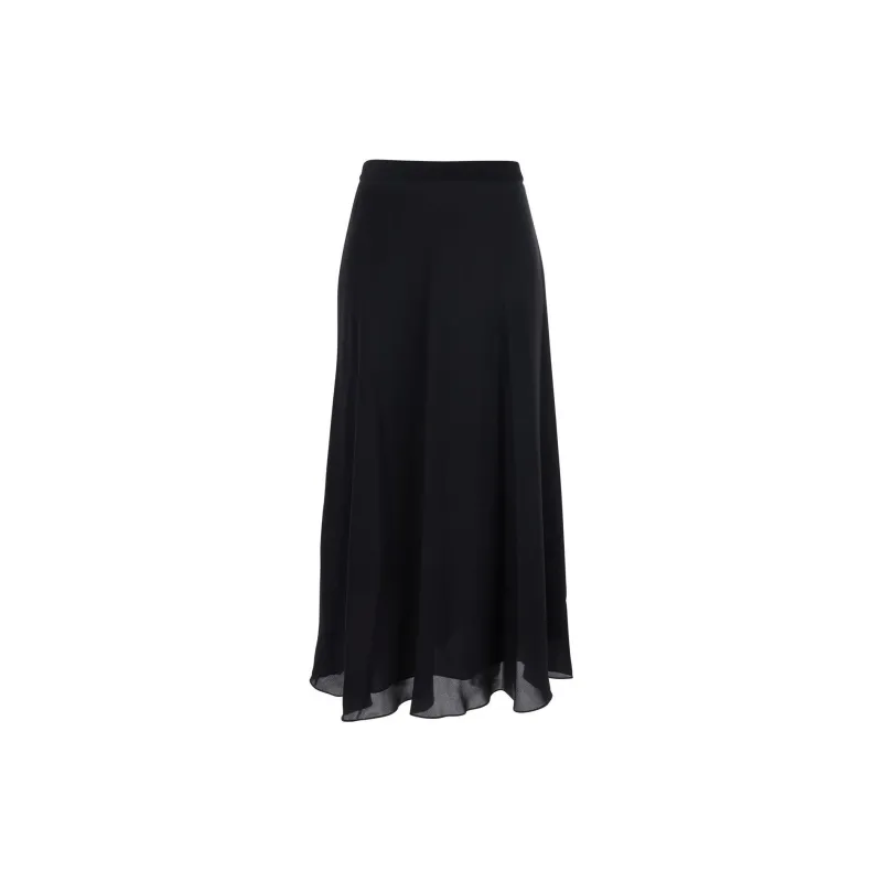 THEORY Georgette Pull On Midi Skirt-1