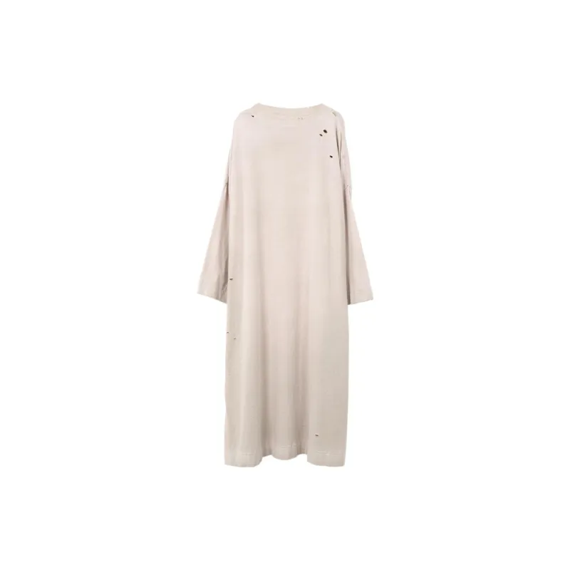 Maison Mihara Yasuhiro SS25 Long Sleeved Dress Women's Light Umber-1