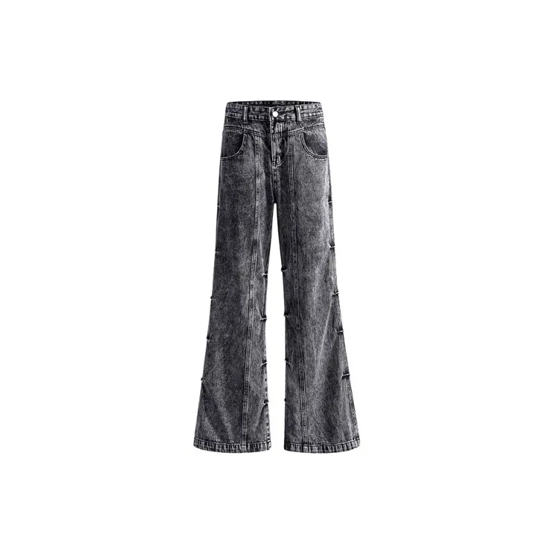 NVRFRGT Jeans Unisex Black Gray-0