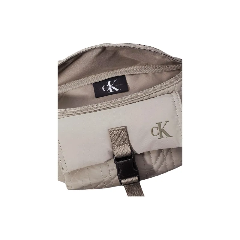 CALVIN KLEIN Recycled Polyester Sling Bag Fanny Pack Men's Dried Sage-3