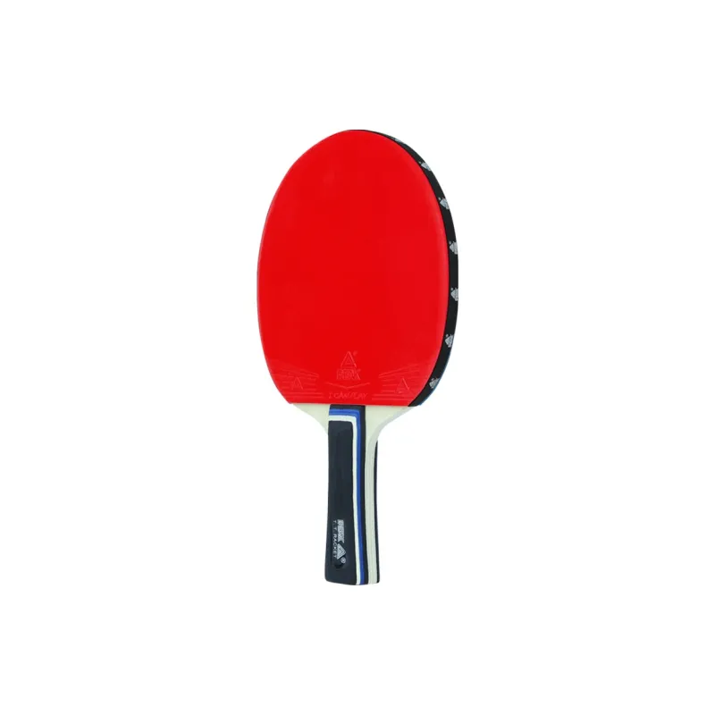 PEAK Double Sided Inverted Rubber Solid Wood Ping Pong Paddles Unisex Shakehand Grip Penhold Grip Red/Black Single Grip-5