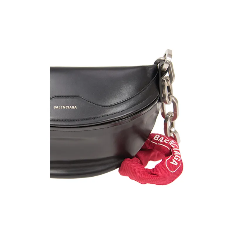 Balenciaga Cow Leather Sling Bag Women's Black-3