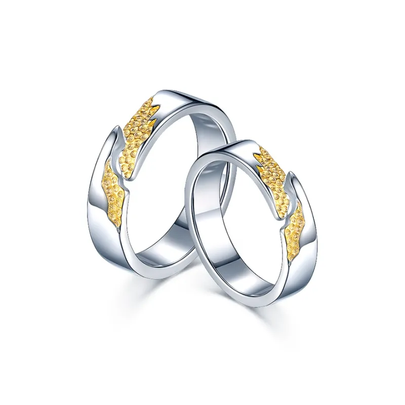 CENTURY&KINDLE S925 Silver Rings Unisex-15
